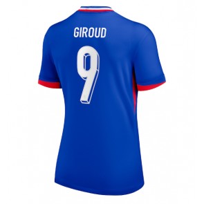 Billiga Frankrike Olivier Giroud #9 Hemmatröja Dam EM 2024 Kortärmad